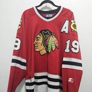 Vintage Chicago Blackhawks Starter Alternate Jersey Size XL